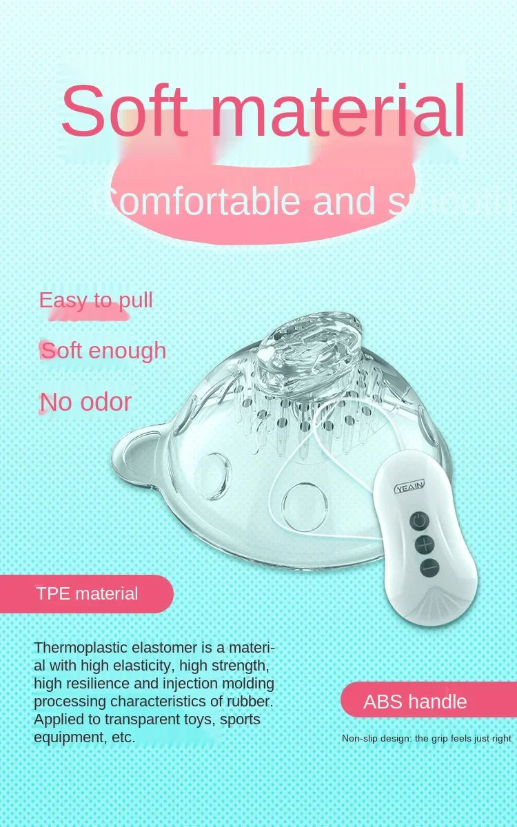 Electric shock female chest to stimulate breast breast massager massager