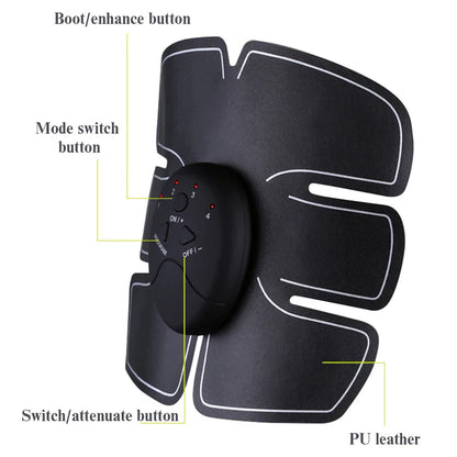 Electronic Abdominal Arm EMS Muscle Stimulator Body Slimming Hip Shaper Trainer Vibrating Massager Fitness Exercise Machine