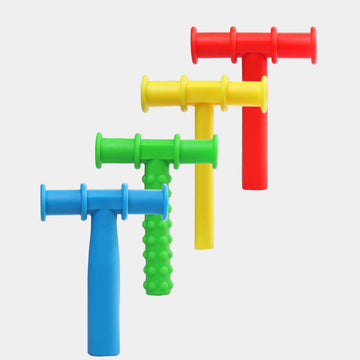 Speech Therapy Teeth Massager Adult Children Speak Oral Muscle Rehabilitation Training Chewing Tube Autism Sensory Therapy Tool