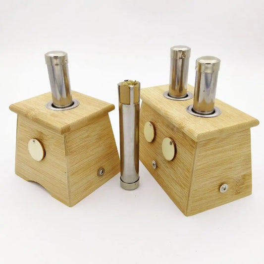 Wholesale  Moxibustion Bamboo Box Moxa Stick Holder Neck Arm Body Acupoint Massage Moxibuting Therapy Device Chinese Medical