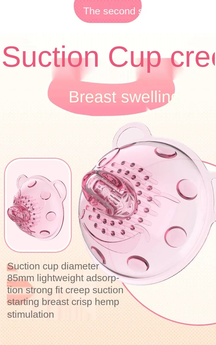 Electric shock female chest to stimulate breast breast massager massager