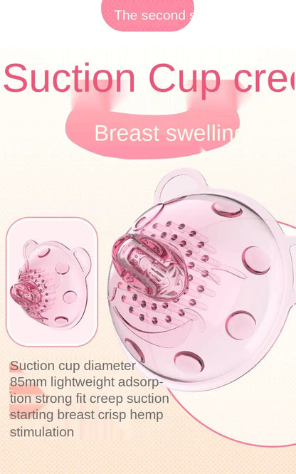 Electric shock female chest to stimulate breast breast massager massager