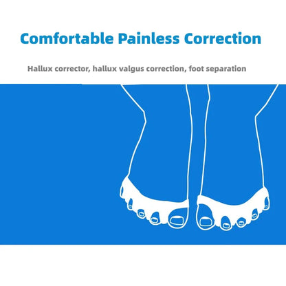 4pcs=2pairs Child Silicone Gel Foot Finger Toe Separator Thumb Protector Bunion Adjuster Hallux Valgus Pedicure For Kid