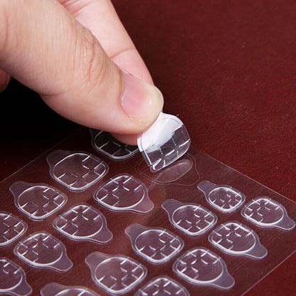 Nail Jelly glue Double Sided Tape Glue Sticker Fake Nail Glue 240pcs/10sheets