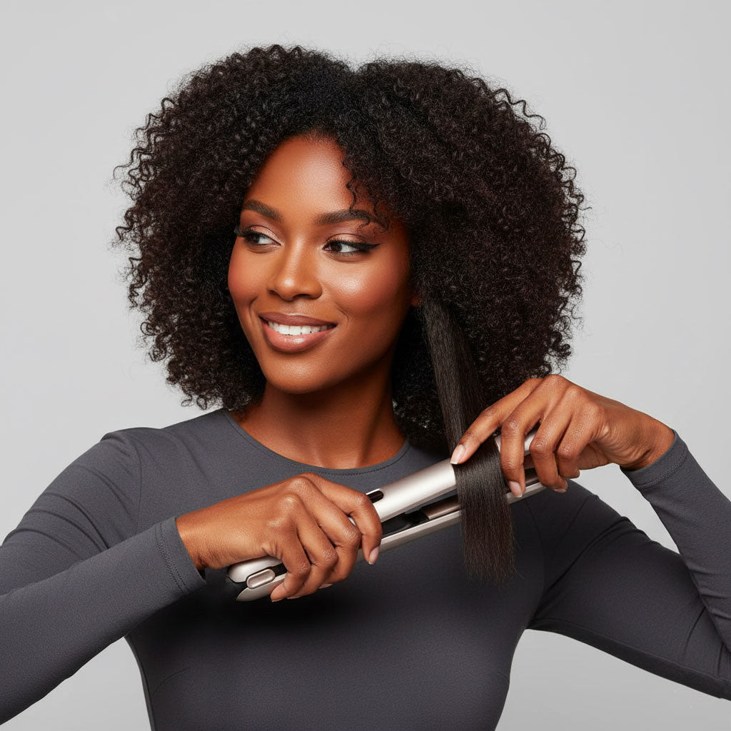 SleekGlow | Lisseur Sans Fil Rechargeable