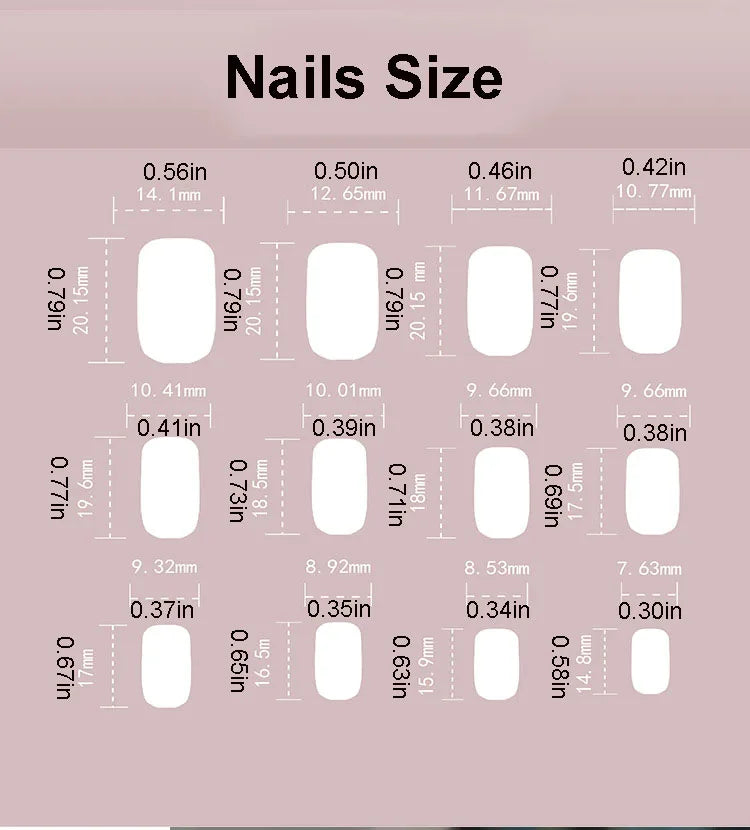 24pcs/set cat eyes fake nails for women girls red brown green blue grey sparkling short tips faux ongles press on false nail