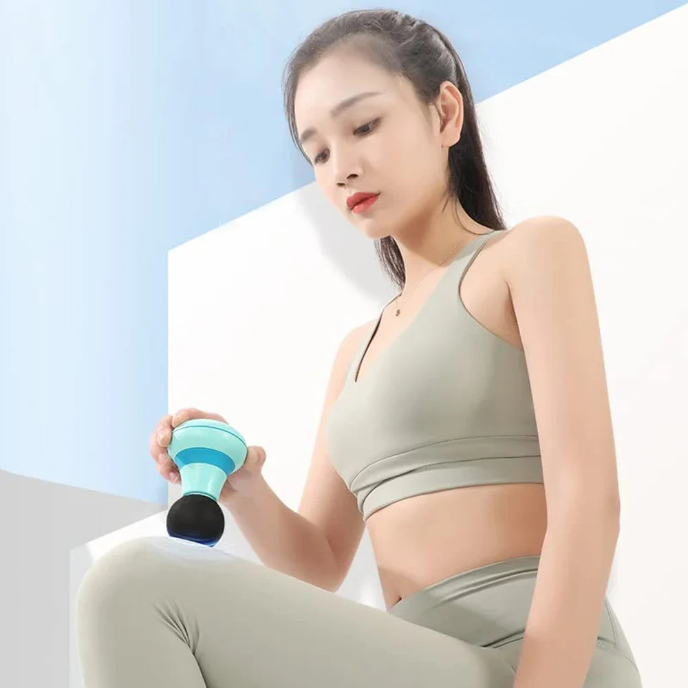 Mini Neck Massager Multi USB Electric Handled Wave Vibrating Cellulite Massage Relaxation Instrument Massage Waist Back Shoulder