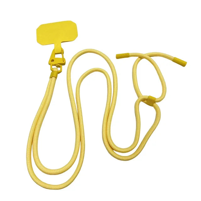 Universal Crossbody Patch Phone Lanyards Mobile Phone Strap Lanyard Nylon Soft Rope Cell Phone Hanging Cord Holder