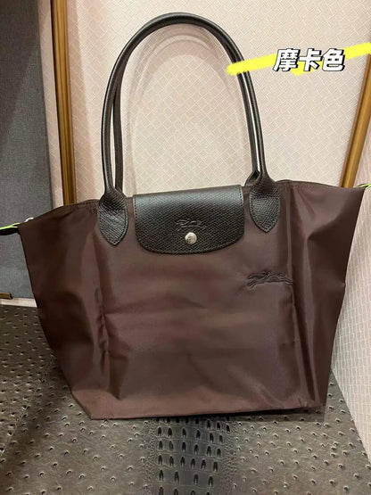 Fashion Long Handled Large Tote Bag Waterproof Women Bags Underarm Dumpling Bag Single Shoulder LONGCHAMP Crossbody Bags
