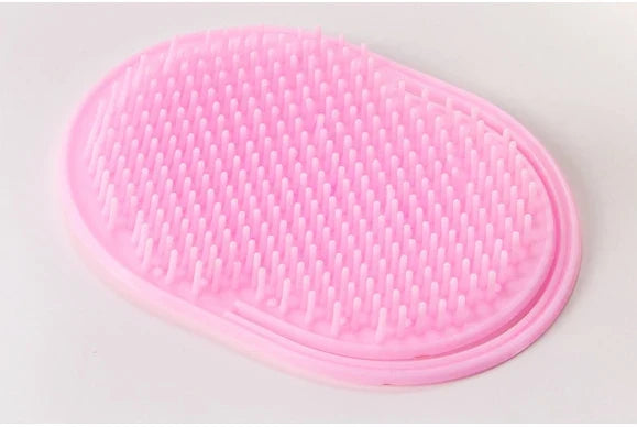 Wet and Dry Scalp Massage Brush Head Cleaning Adult Soft Household Bath Massage Comb Silicone Shampoo Brush Head Massager