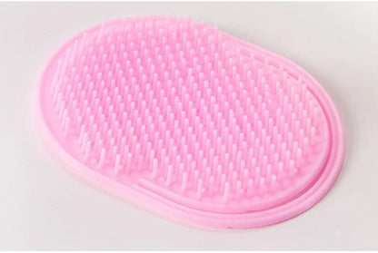 Wet and Dry Scalp Massage Brush Head Cleaning Adult Soft Household Bath Massage Comb Silicone Shampoo Brush Head Massager