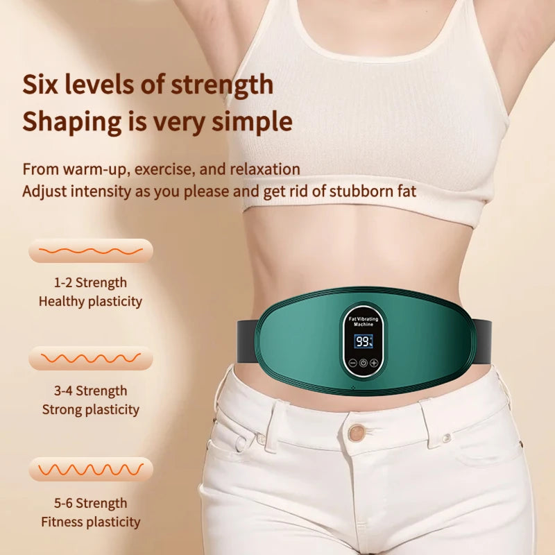 Hot compress and fat removal machine, massage belt, USB slimming and fat burning machine, home shaping and vibrating massager.