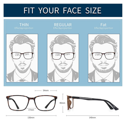 BLUEMOKY Anti Blue Light Reading Glasses For Men Women，Sport Square Frame Readers Anti Glare Computer Eyewear