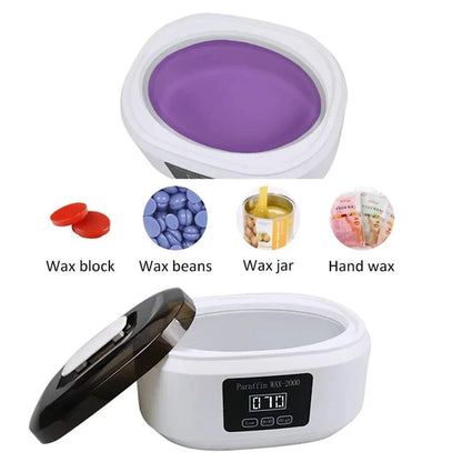 2L Paraffin Wax Machine Paraffin Bath Kit Wax Melts for Feet and Hand Paraffin Wax Warmer Foot Mask Moisturizing Socks