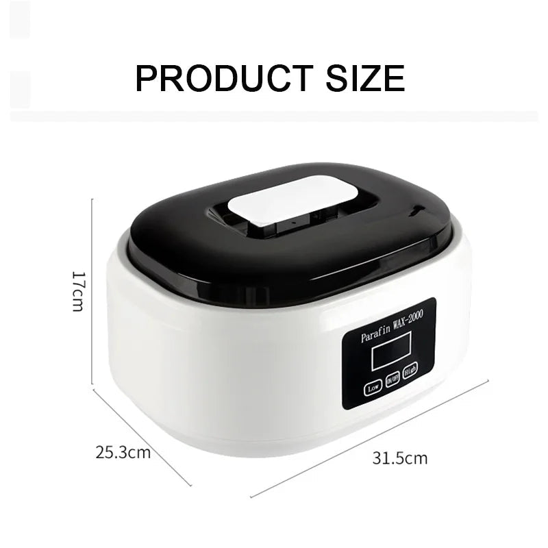 2L Paraffin Wax Machine Paraffin Bath Kit Wax Melts for Feet and Hand Paraffin Wax Warmer Foot Mask Moisturizing Socks