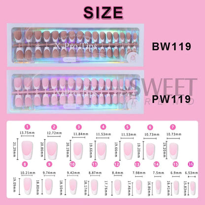 150/160pcs Short Square Fake False Nails Tips Soft Gel Press On Nail Artificial French y2k Nail Supplies for Women Manicure Tool
