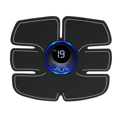 USB Rechargable Smart Wireless Muscle Massage Fitness Trainer Abdominal Training Electric Body Slimming Massager