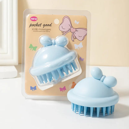 Silicone Shampoo Scalp Hair Massager Head Body Massage Comb Scalp Massage Brushes Comb Spa Massage Brush Dual Use of Dry and Wet