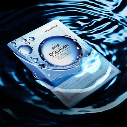 FAYANKOU Collagen Anti Wrinkles Face Mask Moisturizing Anti-aging Whitening Facial Masks Sheet Mask Korean Skin Care Cosmetics