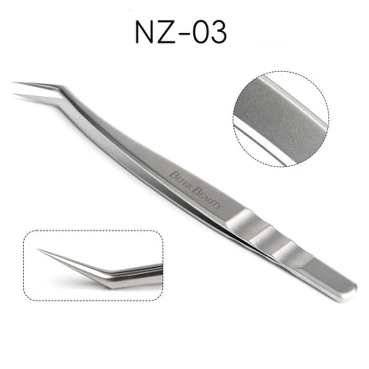 Anti-Static Tweezers Eyelash Extension Professional High Precision Volume Tweezer Stainless Steel Tweezers Antislip Makeup Tool