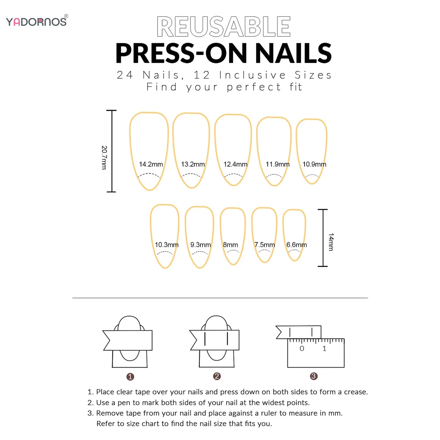 24pcs Gold Pink Flower Press On Nails Glossy Almond Autumn Wearable Fake Nails With Pearl Gold Ball Decor Ballet False Nail Tips