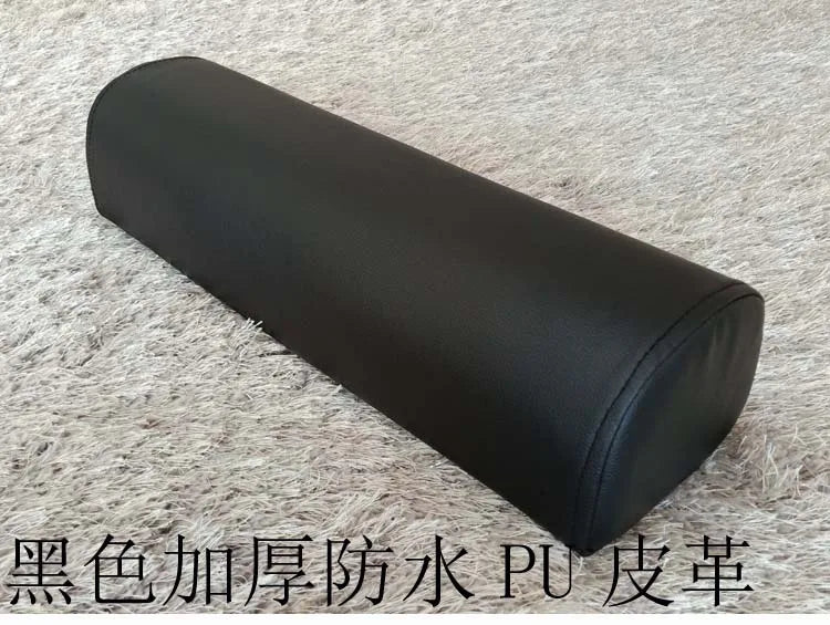 Half Moon Bolster Semi-Roll Pillow Ankle Knee Support Leg Elevation Back Lumbar Neck Pain Relief Density Foam Massage Bed Table