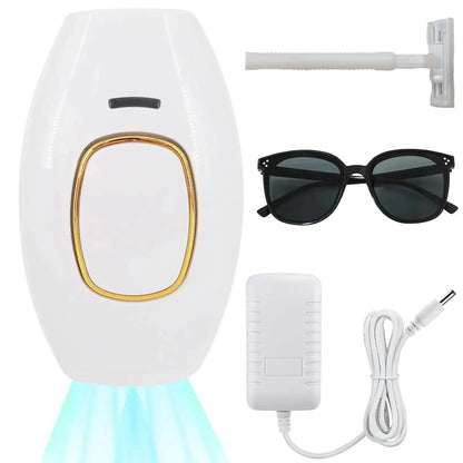 IPL Hair Removal Device 990000 Flashes for Women Painless Permanent Laser Epilator for Body Bikini and Facial Hair Home Use