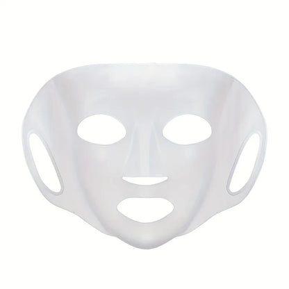 1PC 3D Silicone Facial Mask for Moisturizing-Reusable, Anti-Water Evaporation,Skin Care Tools for Women
