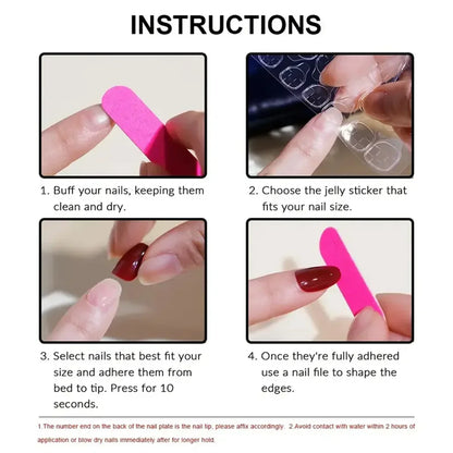 24Pcs Short Almond Press-On Nails Pink Floral French Tip Glossy&Elegant Full Cover Fake Nails for Women&Girls Spring,Daily Wear