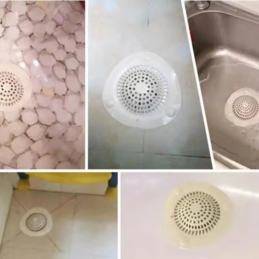 Filter Screen Bathtub Drain Hair Catcher Shower Floor Drain Hair Stopper Catcher Kitchen Sink Anti-blocking Strainer Sewer Outfa