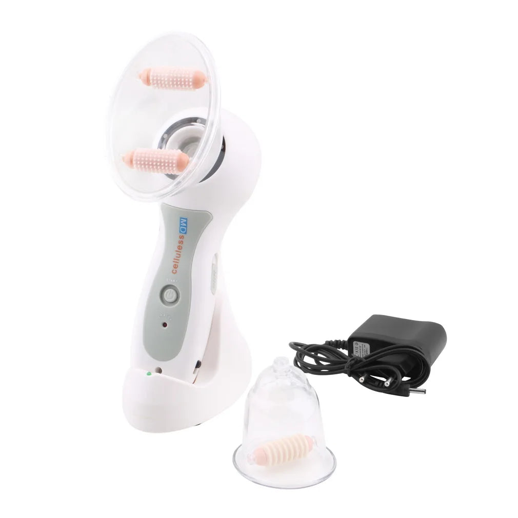 Vacuum Cans Anti Cellulite Suction Cup Massager Portable Face Celluless Body Deep Massage Loss Weight Tool US EU Plug