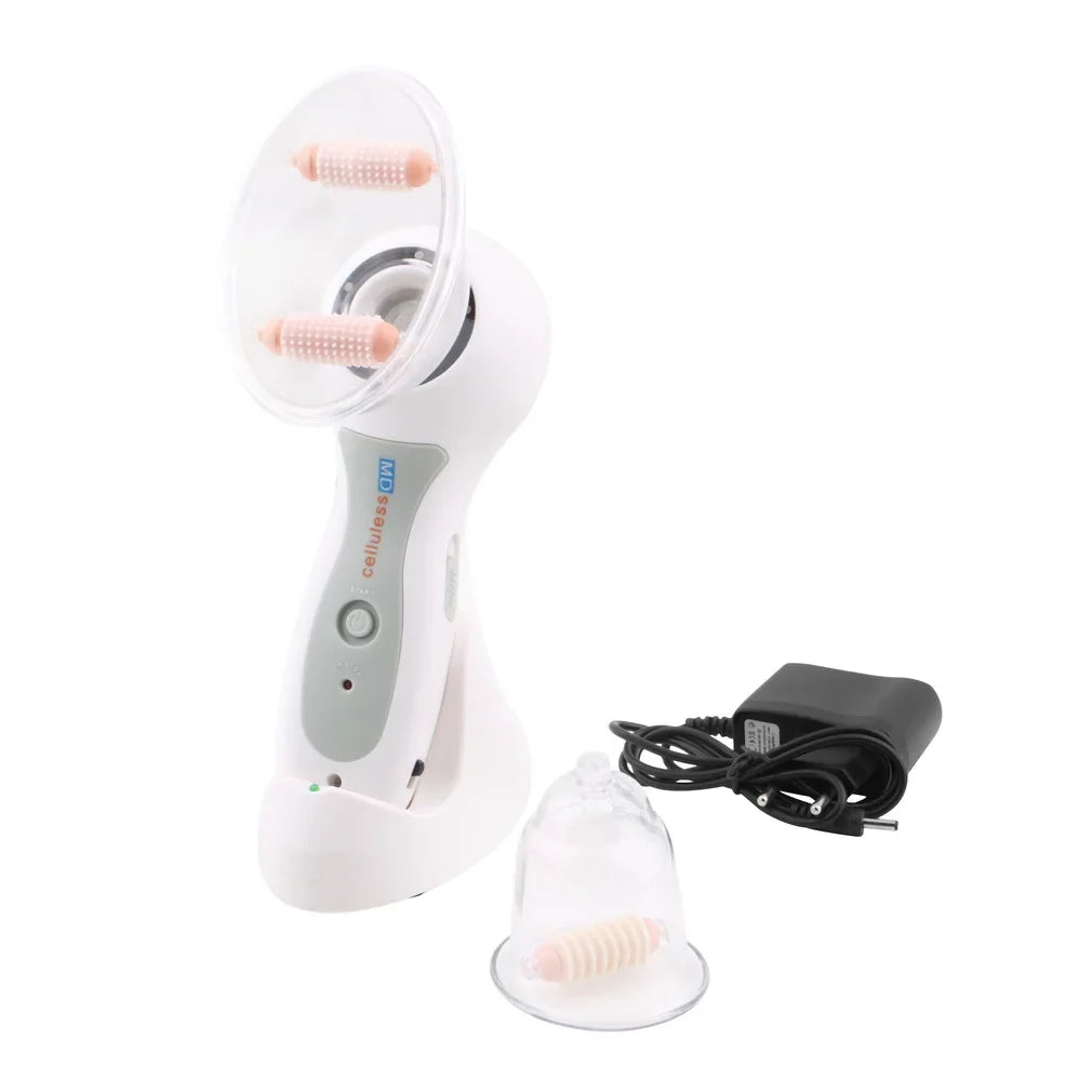 Vacuum Cans Anti Cellulite Suction Cup Massager Portable Face Celluless Body Deep Massage Loss Weight Tool US EU Plug