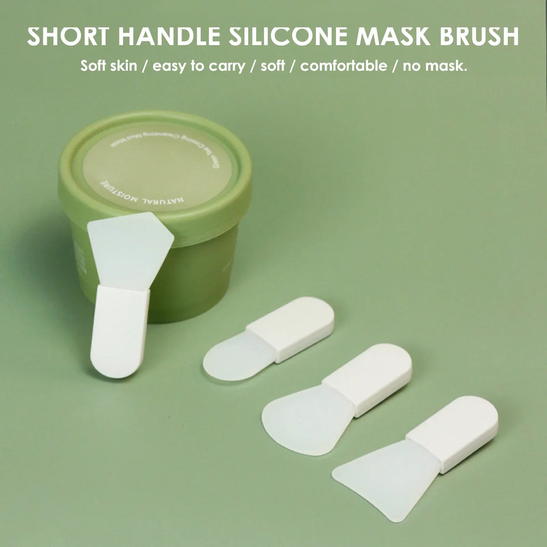 Face Mask Brushes Silicone Facial Mask Mud Mixing Brushes Beauty Tools for Women Skin Face Care Makeup Cleansing Brush