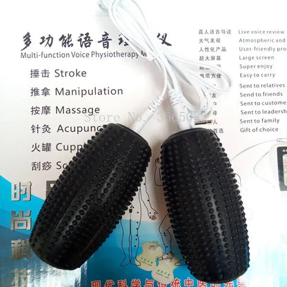 2pcs Hand Shock Conductive Rods for TENS EMS Massager Stimulator Hands Electrode Stick/with 1pcs Connecting Cable/Massager