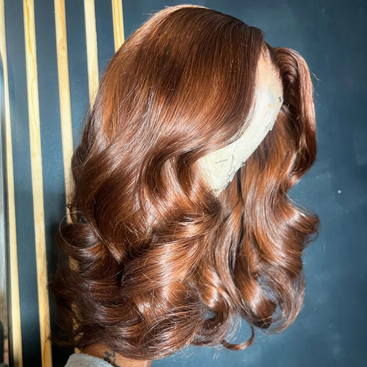 Chocolate Brown 7x5 Glueless Wigs Pre Cut Lace 230 Density Vietnamese Body Wave 13x6 HD Lace Frontal Human Hair Wig Preplucked