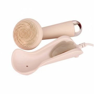 Electric Silicone Brush Facial Brush Skin Massager Wireless Charging Cleansing Waterproof  Vibration Beauty Instrument Care
