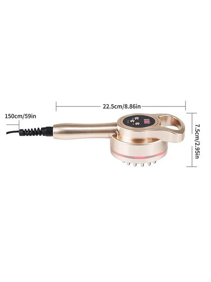 Electric Meridian Brush Body Slimming Heating Scraping Massage Anti Cellulite Fat Burner Micro-current Guasha Lymphatic Drainage