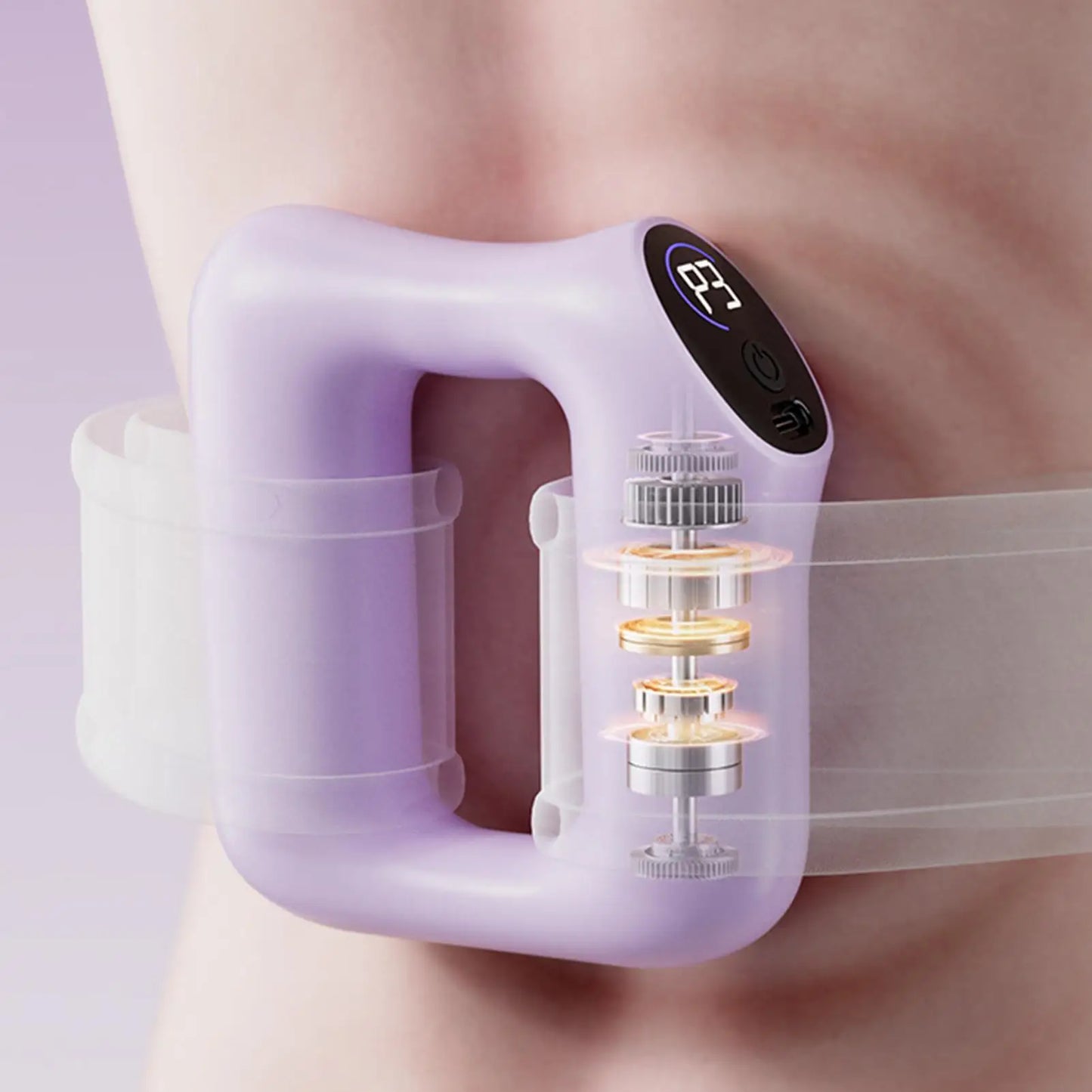 Multifunctional Full-Body Fascia Ring Exercise Vibration Fitness Massager Fat Burning Shaping Fat Slinger Deep Tissue Massage
