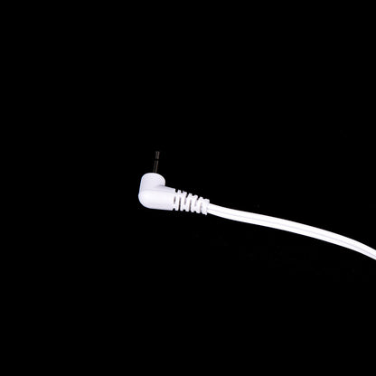Electrode Lead Wires with 2 Ear Clips for Tens Therapy Machine Massager 2.5mm