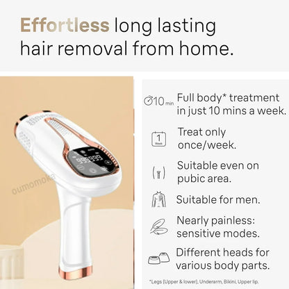 IPL Permanent Laser Hair Removal Female Electric Facial Epilator Women Makeup MachinesMan Shaver Choice Hair Cutting Machine