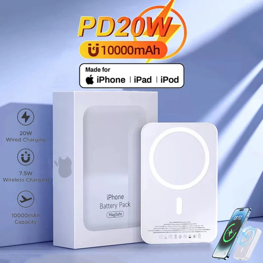Original Magnetic Powerbank External Spare Battery Portable Wireless Charger Fast Charging For Apple iPhone Magsafes Power Bank