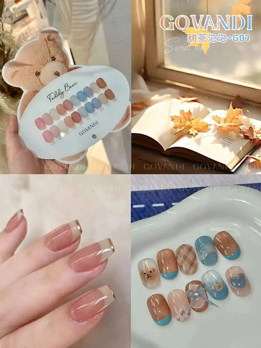 High Quality Korean Gel Polish Set Autumn  Winter Color Gel Kit Nail Salon Wholesale Marnicure Soak Off UV LED Nail Varnish Set
