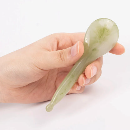 1pcs Natural Jade Stick Stone Gua Sha Facial Massage Acupunctur Point Pen Chinese Medicine Guasha Beauty Messager Tool