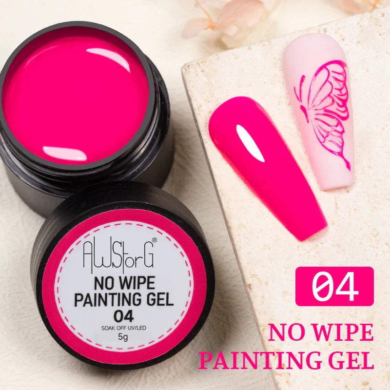 BOZLIN 5ml Sparkling Chameleon Mica Shell Gel Polish Colorful Sequins Manicure Semi Permanent Soak Off Nail Art Gel Varnish