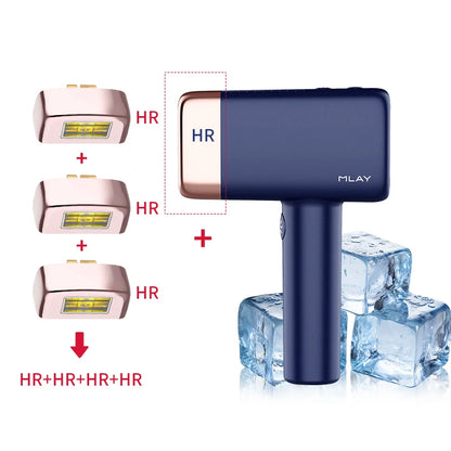 MLAY T14 IPL Hair Removal ICE Cool Laser Hair Removal Epilator 3IN1 Permanent Epilator Body 500000 Flashes Electric Depilator