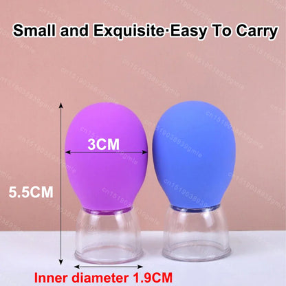 Facial Silicone Cans Cupping Cups Lifting Massage Chinese Cupping Set Small Mini Eye Cup Vacuum Cups Popularity Health Care