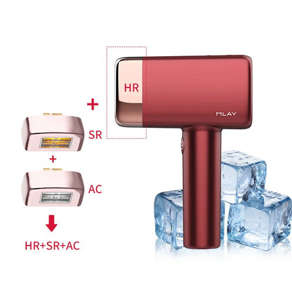 MLAY T14 IPL Hair Removal ICE Cool Laser Hair Removal Epilator 3IN1 Permanent Epilator Body 500000 Flashes Electric Depilator