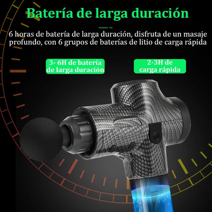 Deep muscle massage gun, electric percussion massager for body, neck, back, legs, fitness tool