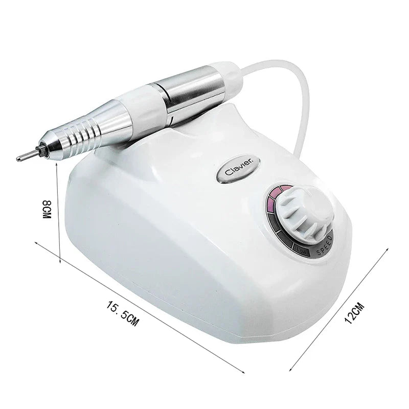 Electric Manicure Mill Cutter 65W Nail Drill Machine Professional Nail Art Tool 35000 RPM Pedicure Grinding Apparatus 208