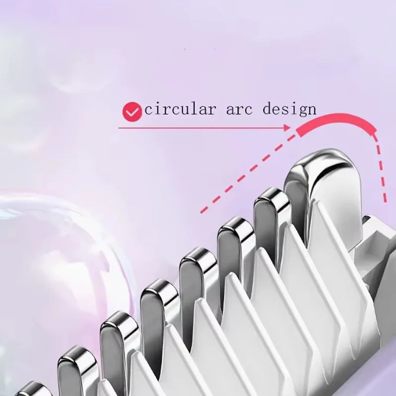 Waterproof 2in1 Electric Shaver for Women Bikini Hair Trimmer Wet Dry Use Dual Head Detachable Cordless Rechargeable